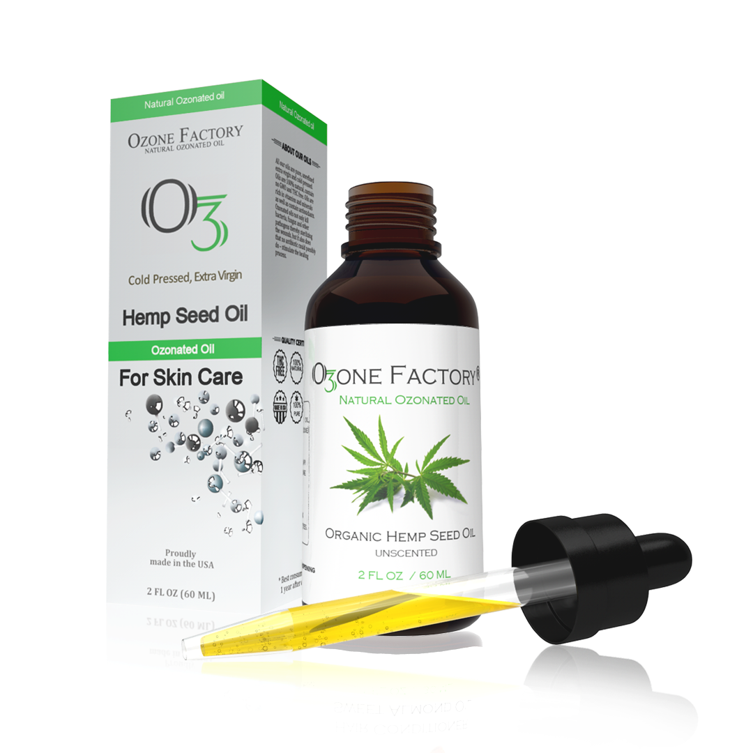 Ozonbated Hemp seed oil