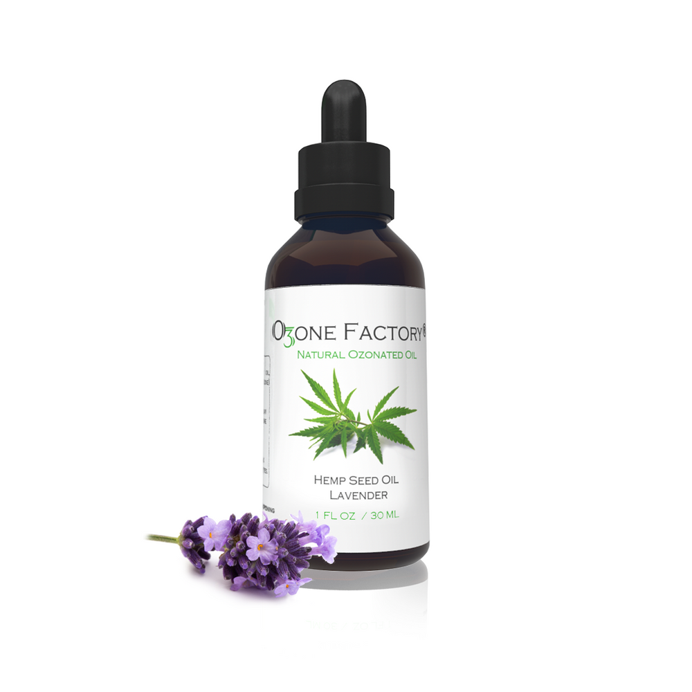 HEMP SEED OZONATED OIL with LAVENDER SCENT